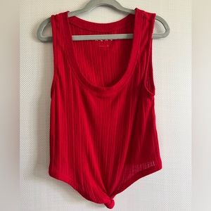 brand Aero red shirt sleeve w knot size small shirt